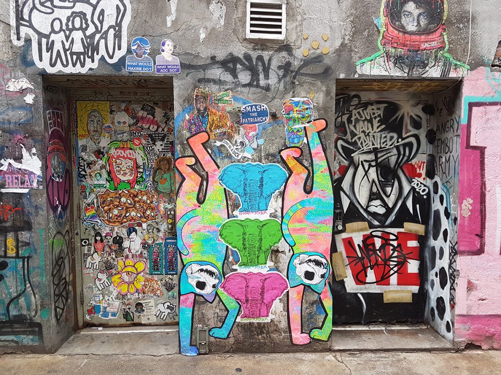 אומנות רחוב, גרפיטי בניו יורק, גרפיטי במנהטן, דרור הדדי Street art, graffiti in New York, graffiti in Manhattan, Dror Hadadi