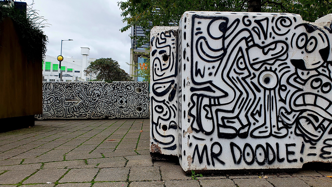 Mr Doodle Doodles Of Joy Street Art Graffiti Dror Hadadi